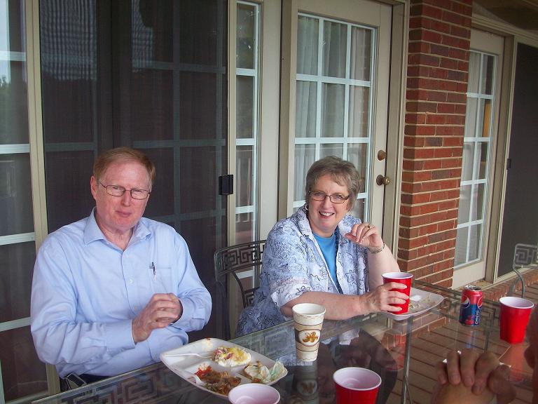 President Tom Davis and his wife Pam.